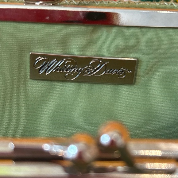 Whiting and Davis Green Metallic Mesh mini bag - Picture 6 of 9